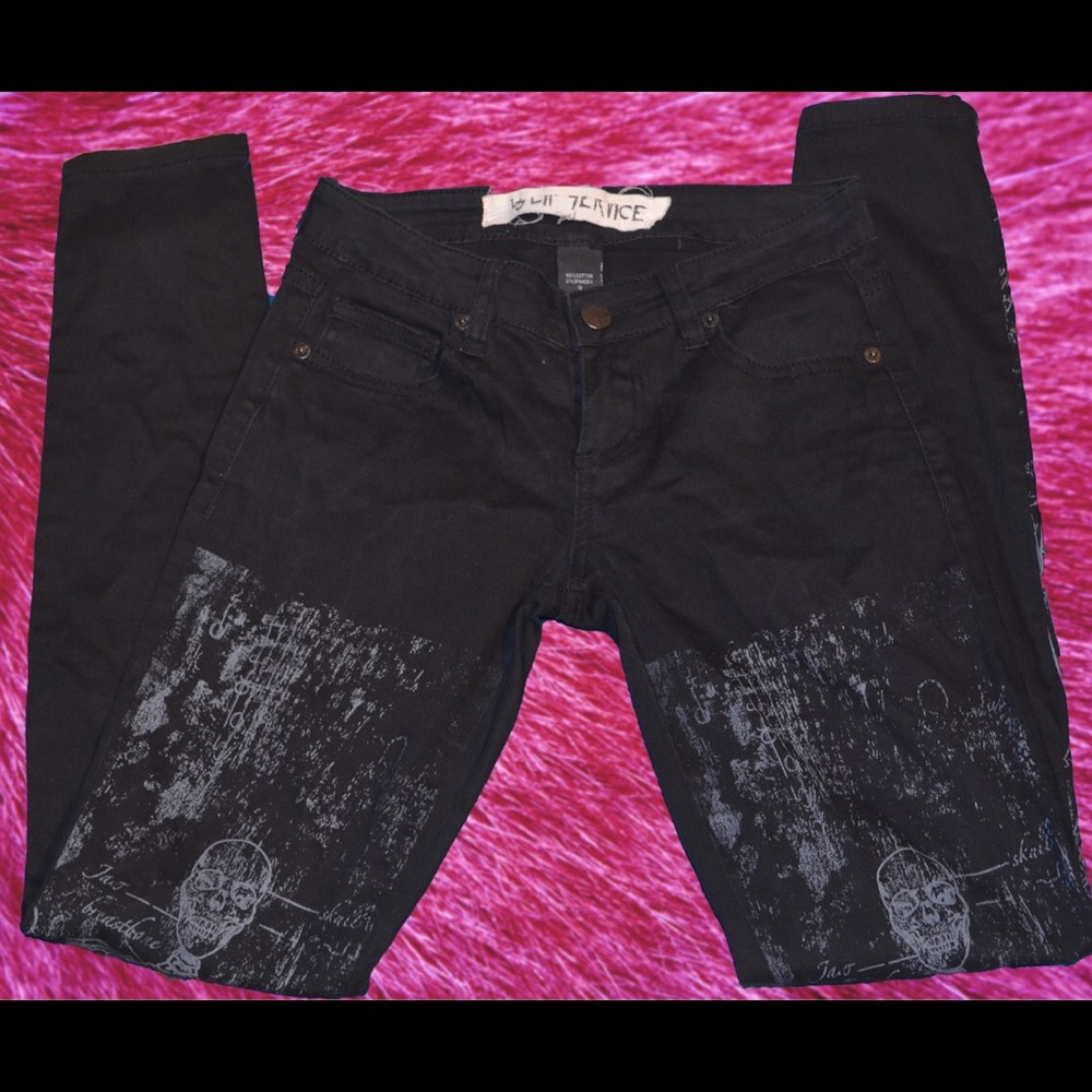 Punk Skull Jeans